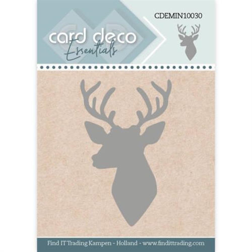 Card Deco dies Mini Dyre hoved 3,1x5cm